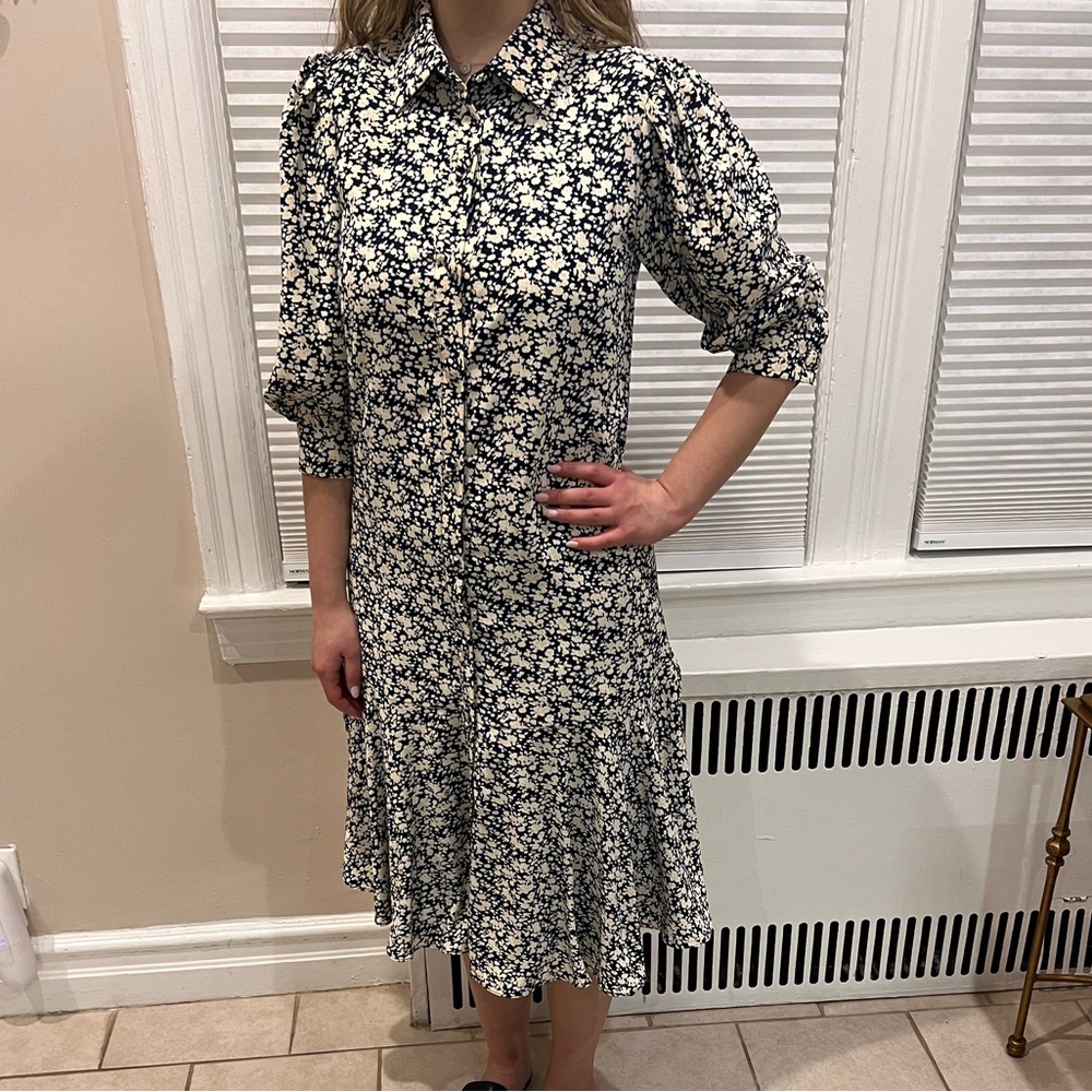 Floral A-line Dress